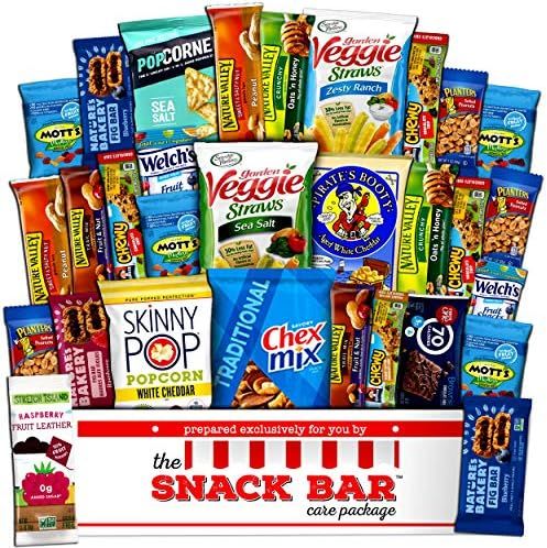 Healthy snack Care Package (30 count) A Gift crave Snack Box with a Variety of Healthy Snack Choices | Amazon (US)