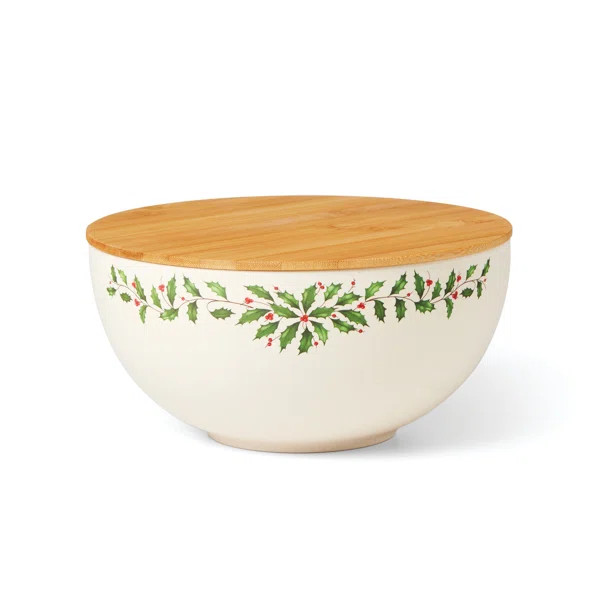 Lenox Holiday Porcelain China Serving Bowl | Wayfair North America