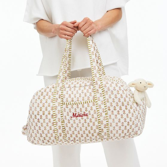 Block Print Quilted Overnighter | Mark and Graham