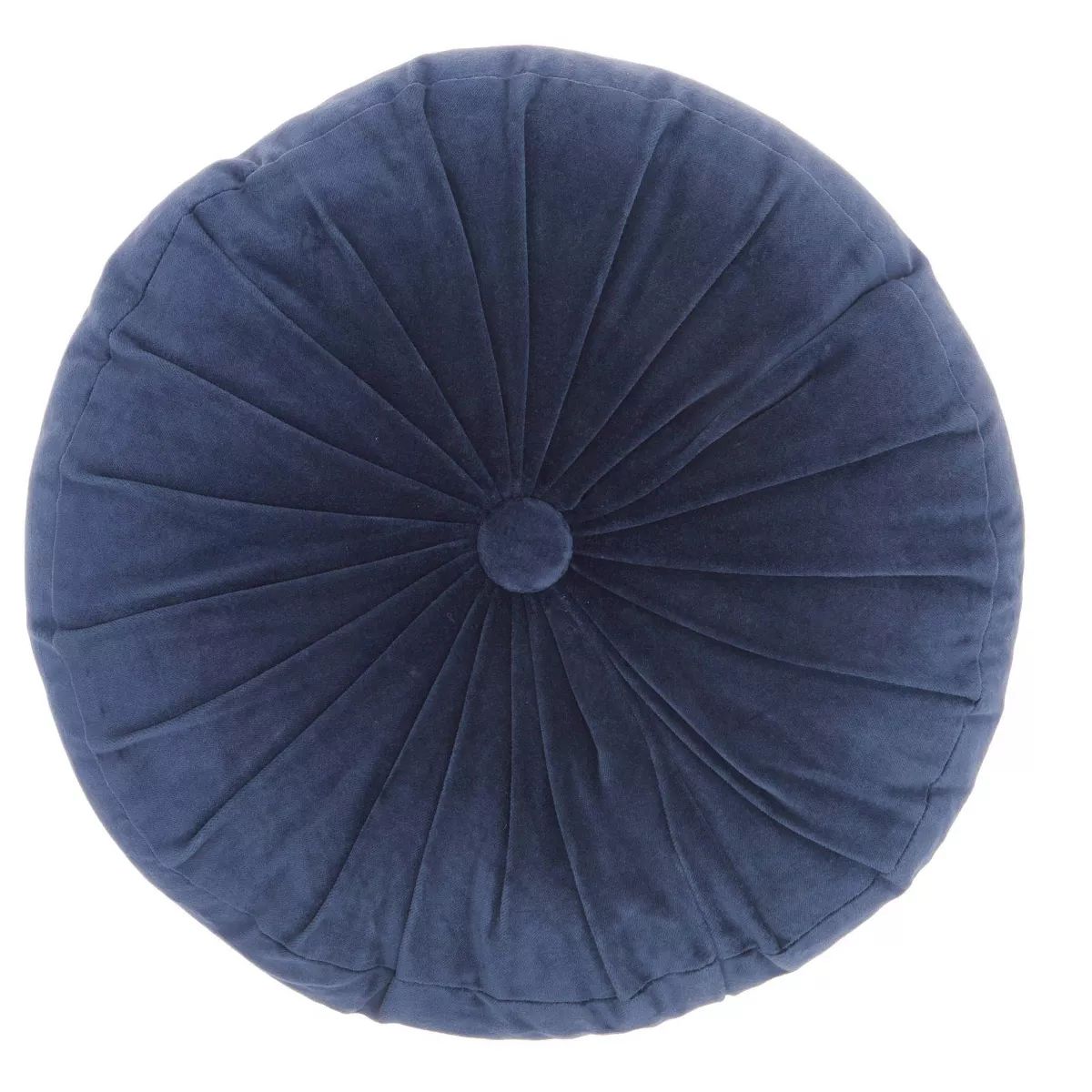 16" Ruched Velvet Round Throw Pillow - Mina Victory | Target