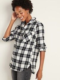 Patterned Flannel Classic Shirt for Women | Old Navy (US)