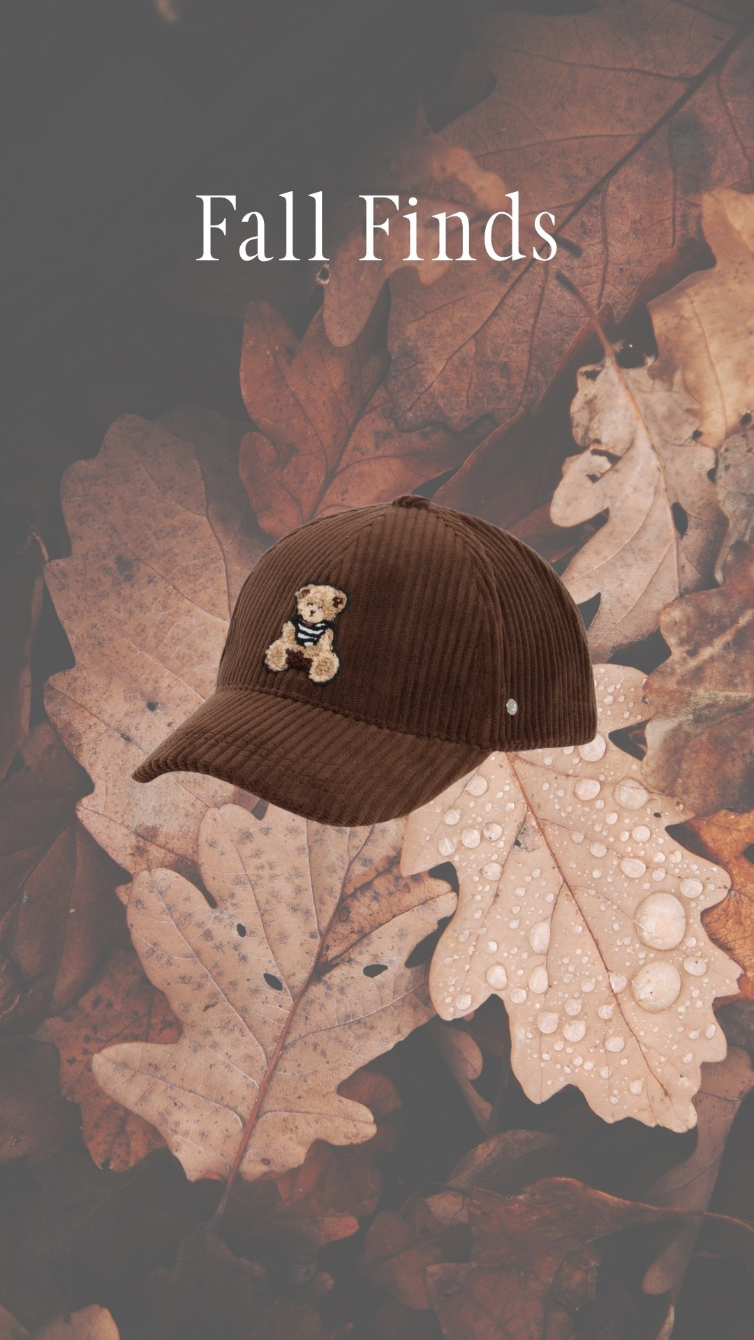 Corduroy Bear hat for fall  

#LTKSeasonal #LTKFindsUnder50 #LTKStyleTip