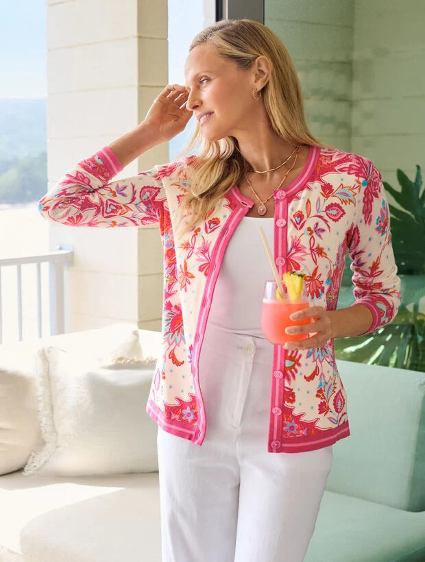 Charming Cardigan - Paradise Garden | Talbots