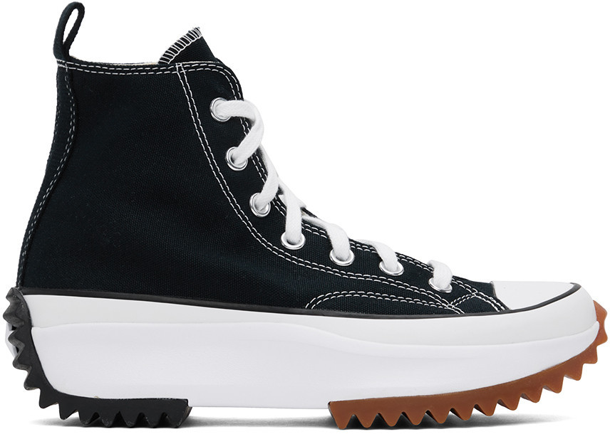 Converse Black Run Star Hike High Top Sneakers | SSENSE