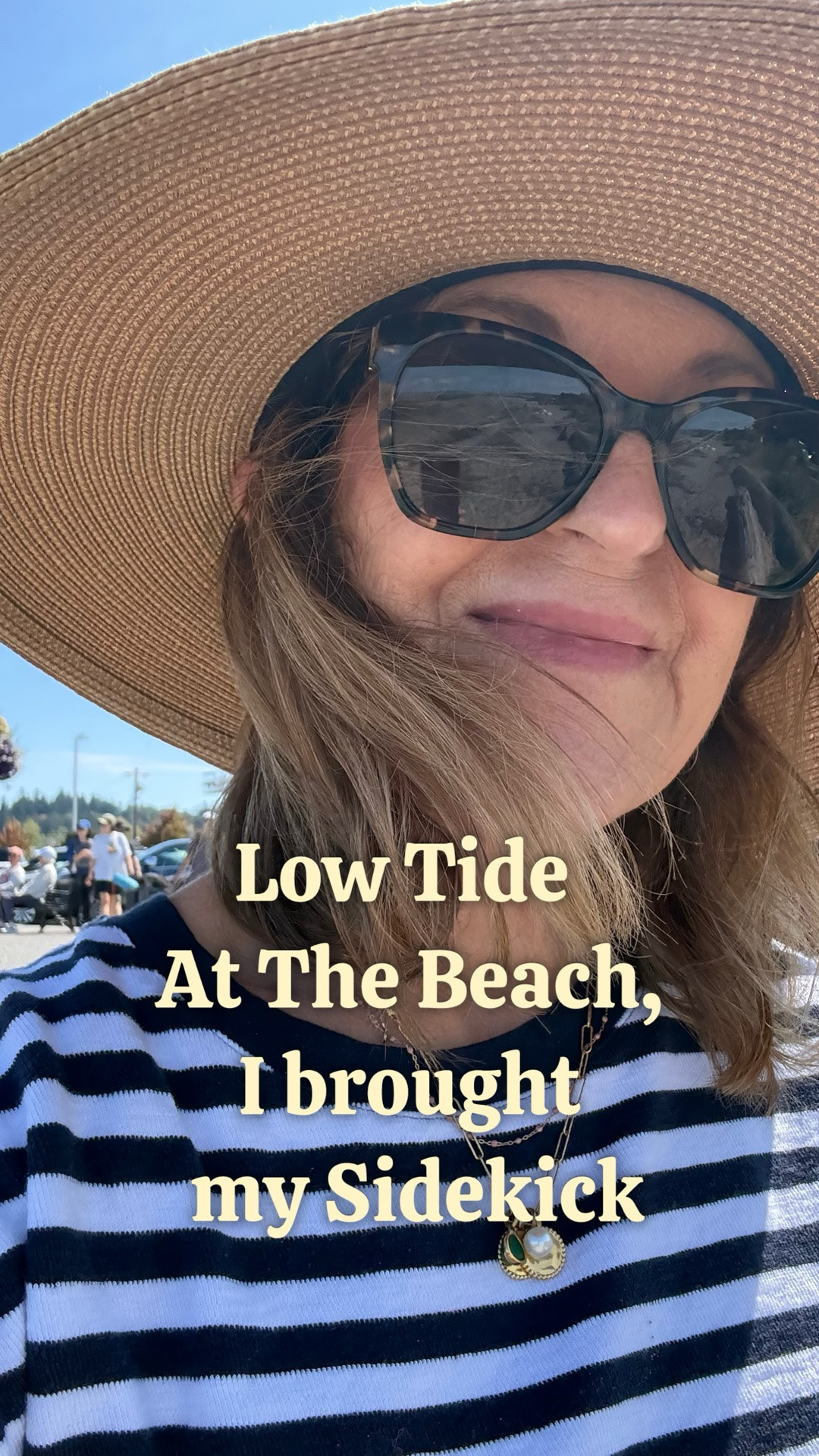 I love living in the Northwest, especially on days when I can take my grandkids to the beach. 

It was a beautiful day, and I wanted to wear pants. The Luna pants are lightweight, cute, and were a perfect choice. I added a striped tee, sandals, and my favorite hat. 
Follow along for more daily looks and adventures.  XX Sandy

#LTKdayinmylife #LTKSeasonal #LTKOver40