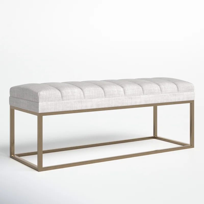 Lamotte Faux Leather/Fabric Bench | Wayfair North America