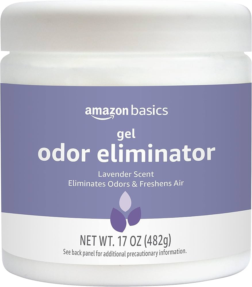 Amazon Basics Gel Odor Eliminator, Activated Charcoal, Lavender, 17 Oz, Pack of 1 | Amazon (US)
