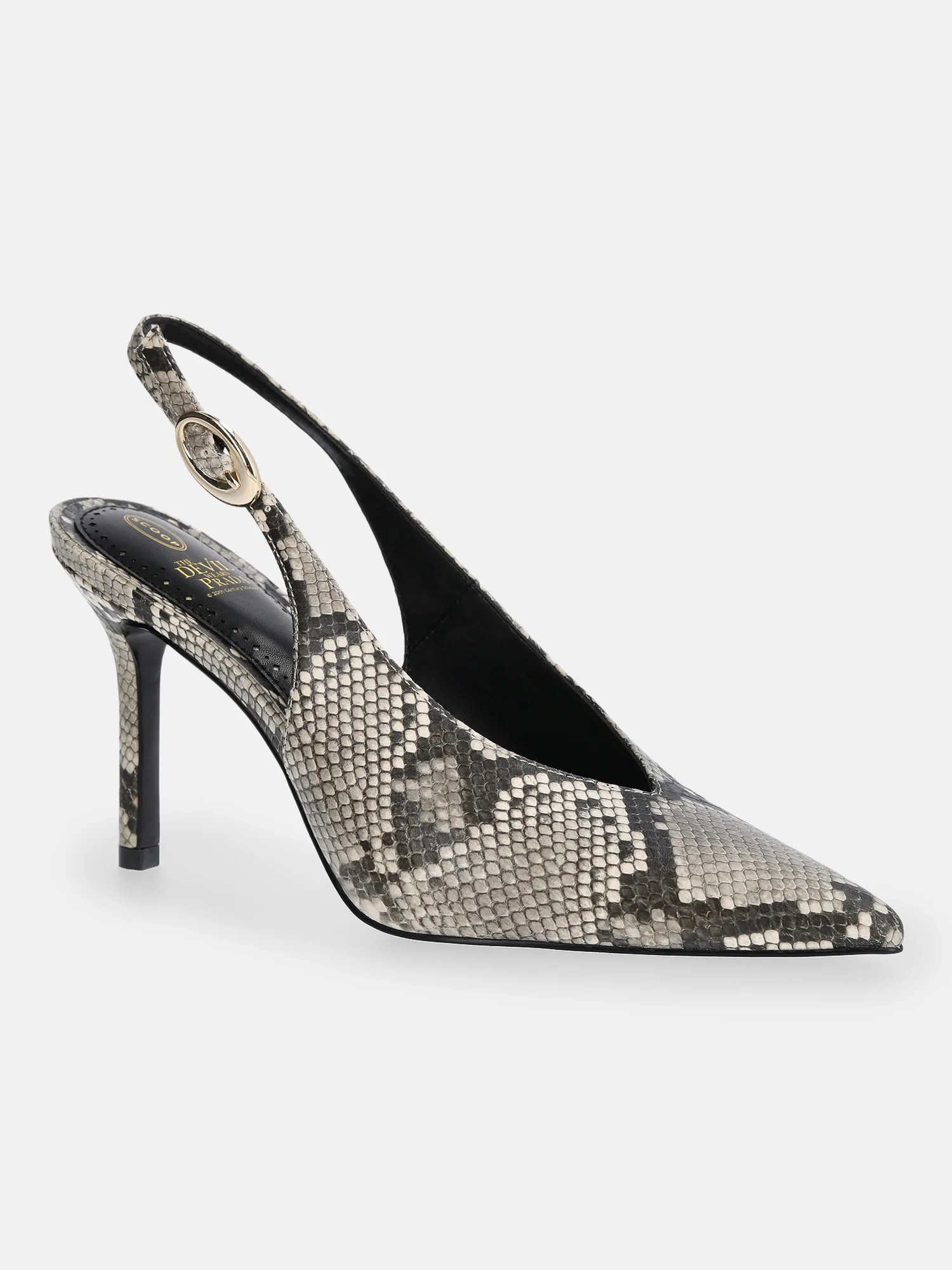 Devil Wears Prada Scoop Collection Women's Pointed Toe Slingback Heels | Walmart (US)