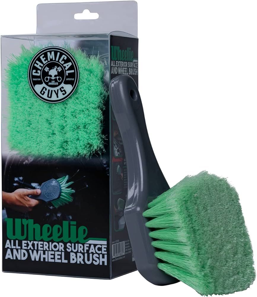 Chemical Guys ACCG08 Wheelie All Exterior Surface and Wheel Brush (Safe for Cars, Trucks, SUVs, R... | Amazon (US)