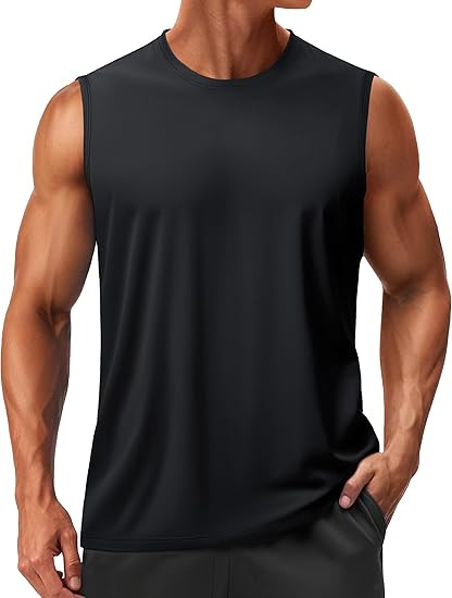 TACVASEN Men's Sleeveless Shirts Quick Dry Tank Tops for Men Sun Protection UPF 50+ Athletic Gym ... | Amazon (US)