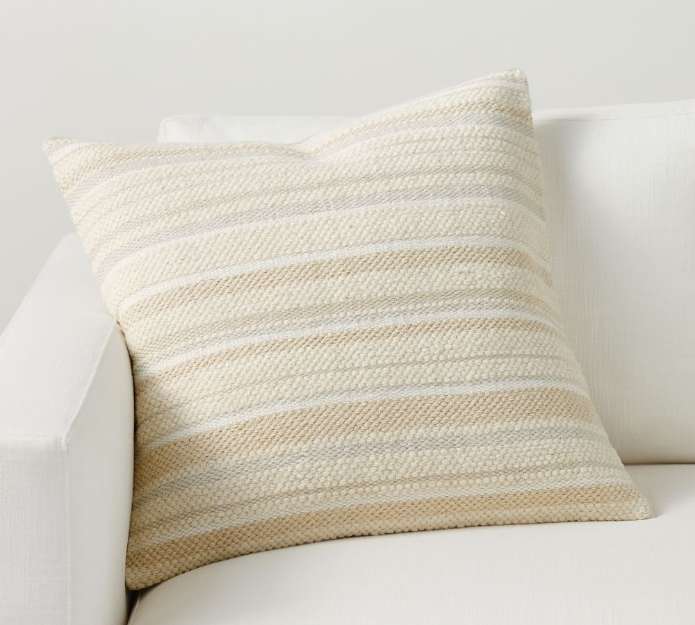 Junia Textured Pillow Cover | Pottery Barn (US)