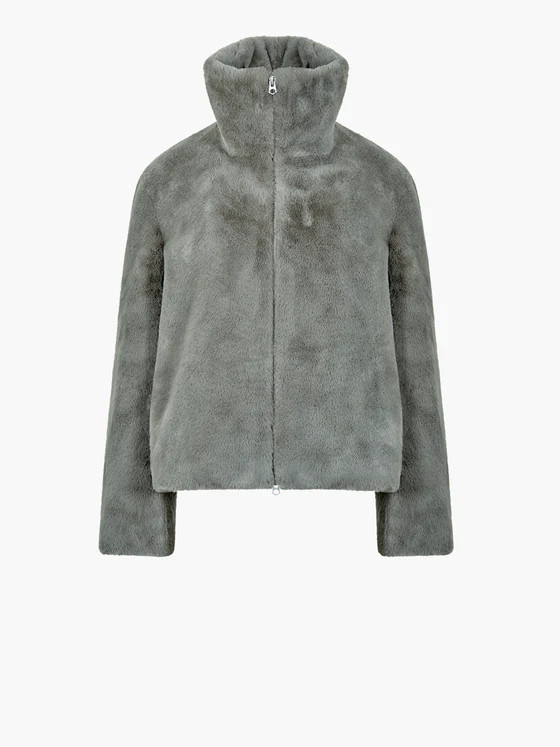 Buona Faux Fur Zip Through Jacket | French Connection (UK)