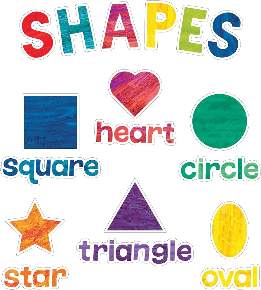 World of Eric Carle\u2122 Shapes Mini Bulletin Board Set | Amazon (US)