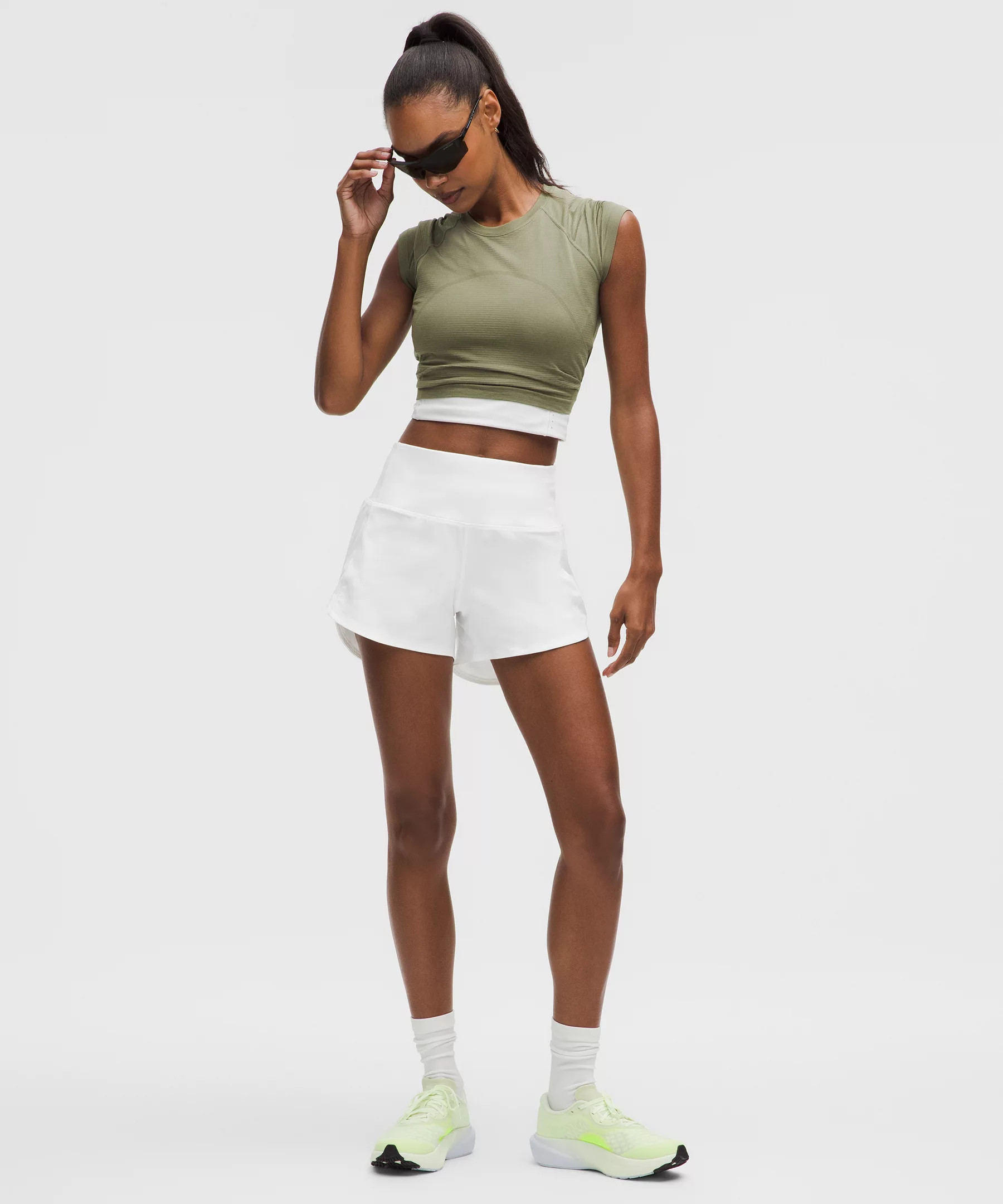 Speed Up High-Rise Lined Short 4" | Lululemon (US)