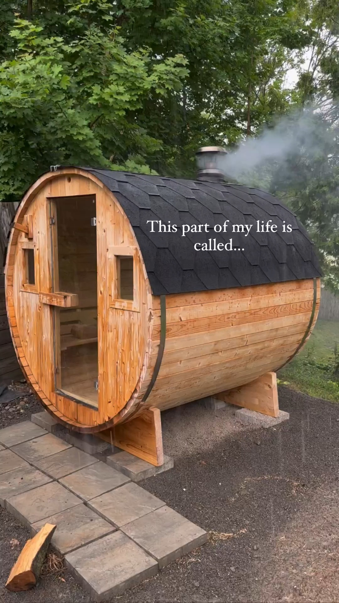 My favorite time of the day 🔥
Relax and detox in the awesome barrel sauna 🙌

#LTKmens #LTKhome #LTKfamily