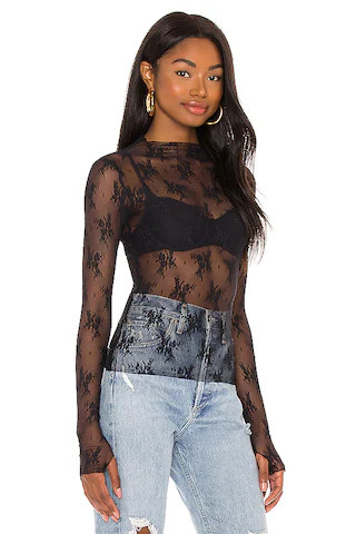Lady Lux Layering Top in Black | Revolve Clothing (Global)