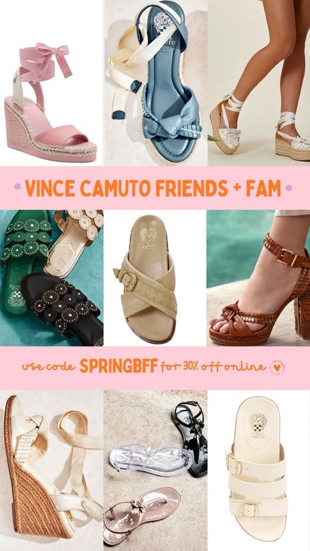 Vince Camuto Friends + Fam… use code SPRINGBFF for 30% off online 

#LTKSeasonal #LTKsalealert #LTKstyletip
