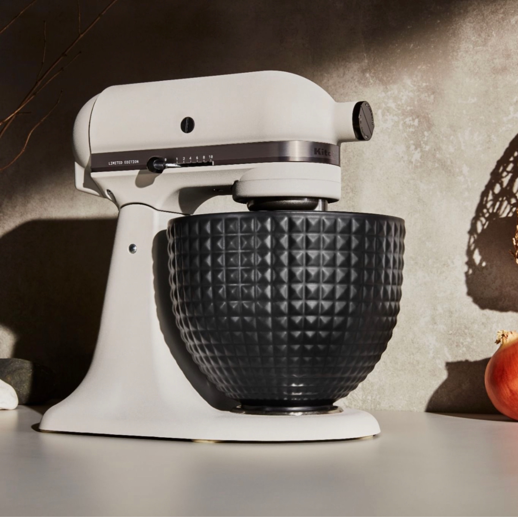 This was such a bestseller last year!!! The bowl makes for modern twist on the classic mixer. KitchenAid ® Artisan ® Series Limited-Edition Light & Shadow 5-Quart Tilt-Head Stand Mixer with Black Ceramic Bowl 

#LTKsalealert #LTKHoliday #LTKhome