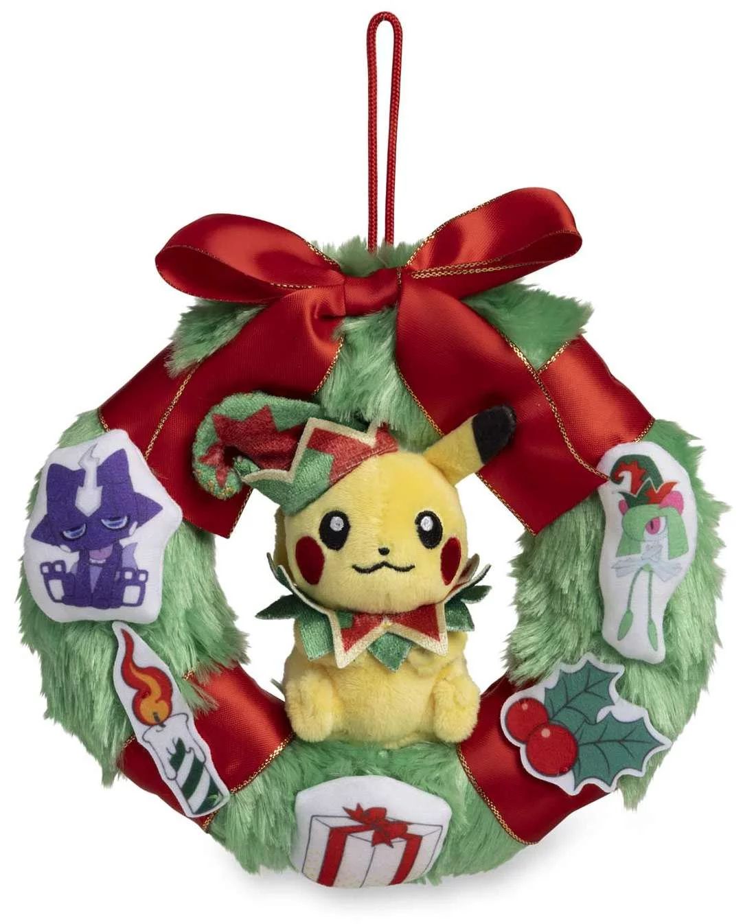 Pokemon Holiday Workshop Pikachu Wreath Plush - Walmart.com | Walmart (US)