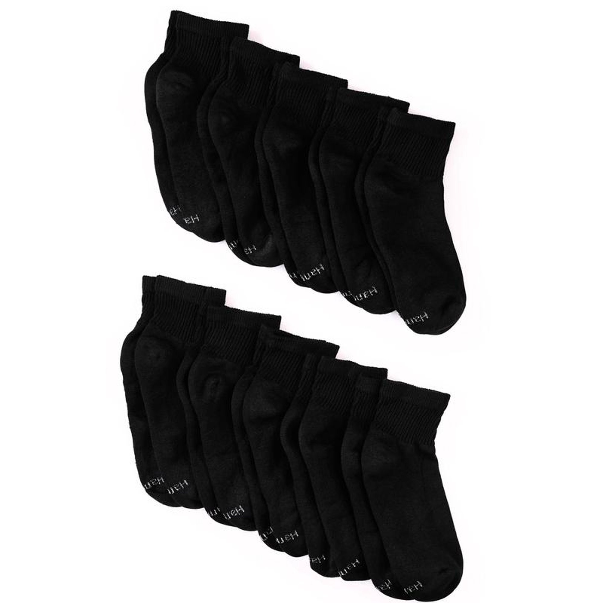 Hanes Women's Cushion Comfort Ankle Socks, 10-Pair Value Pack - Walmart.com | Walmart (US)