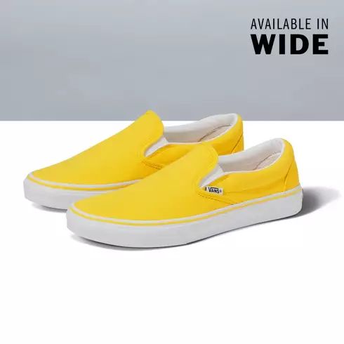 Customs Cyber Yellow Slip-On Wide (Customs) | Vans (US)