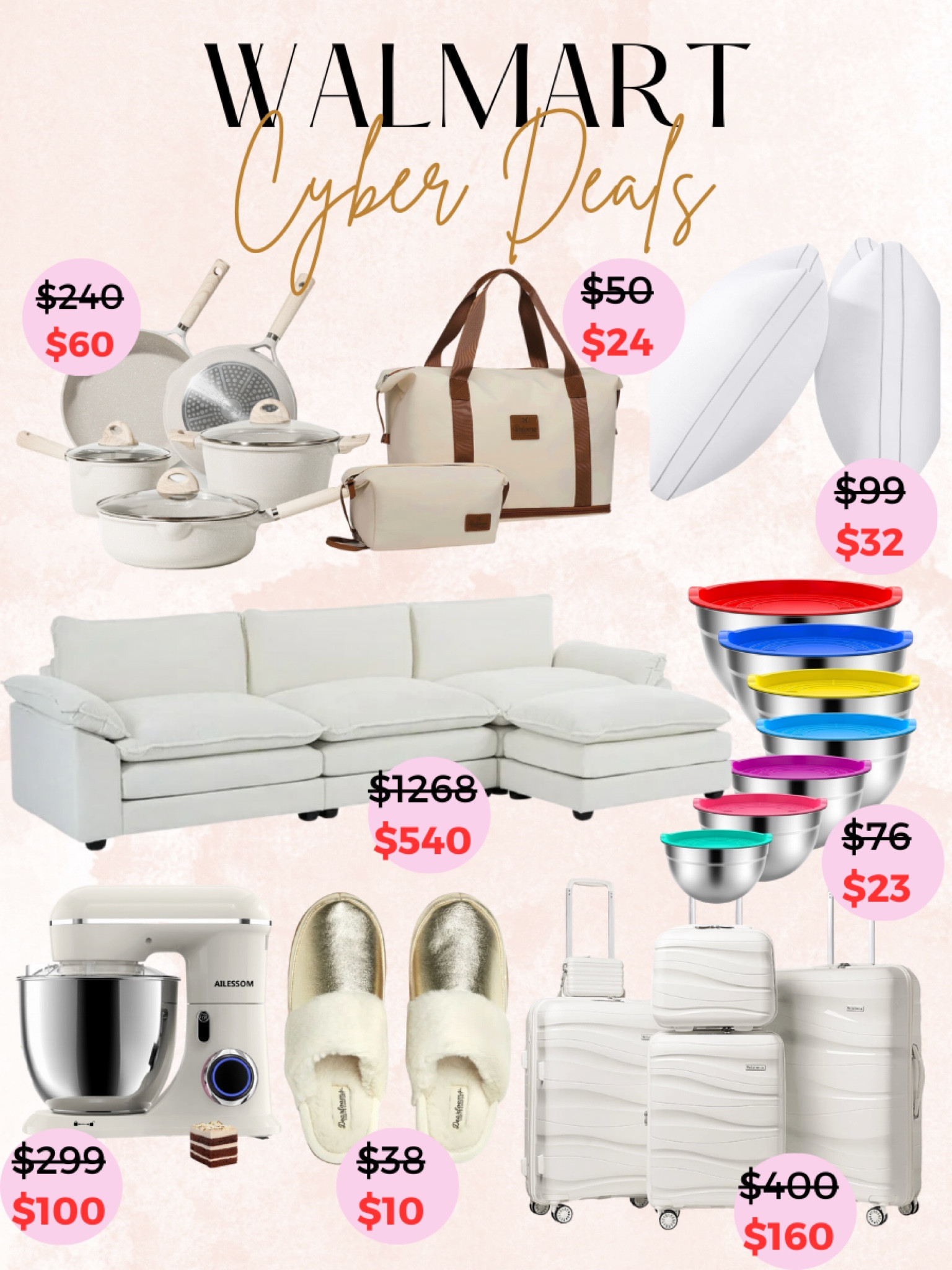 Walmart Cyber Monday Deals✨
So many good deals and perfect gifts for everyone on your list!! Definitely don’t miss these deals🙌🏻


Black Friday sales, Walmart sales, Walmart finds, Walmart home finds, gifts for her, gifts for mom, gifts for in-laws, gifts for him, gifts for dad, ice maker, coffee maker

#LTKCyberWeek #LTKFindsUnder100 #LTKSaleAlert
