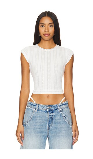 Daisy Tee in White | Revolve Clothing (Global)