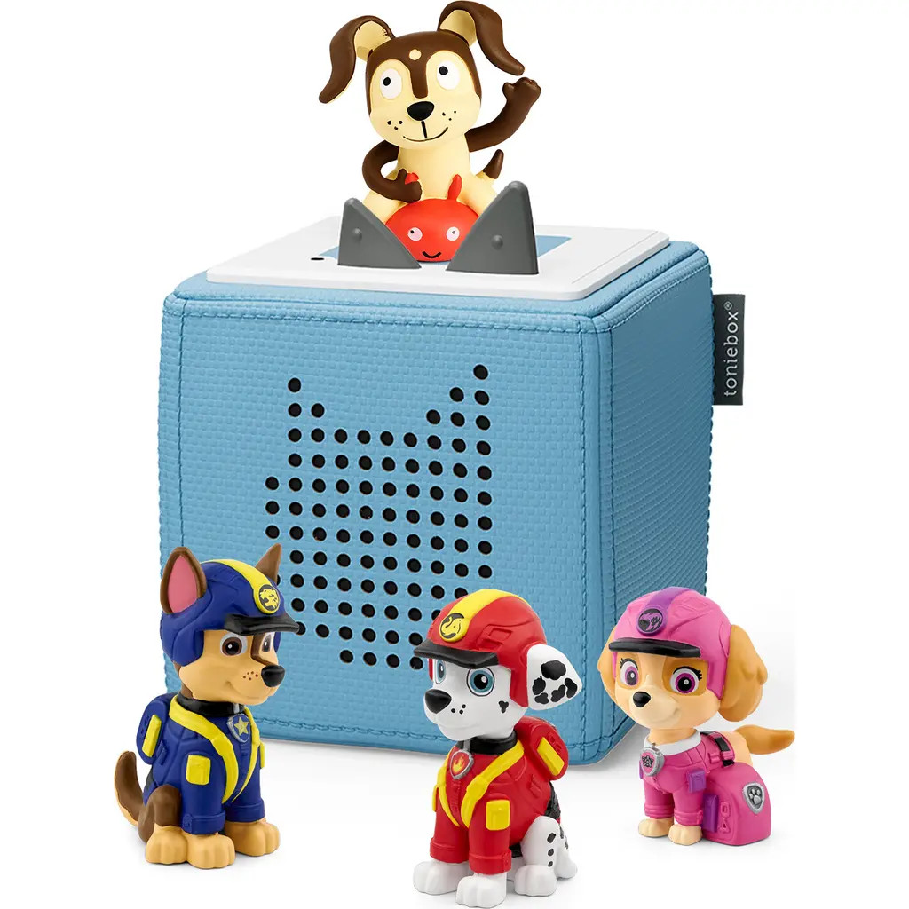 tonies Blue Toniebox & PAW Patrol® 3-Pack Jungle Pups Tonie Audio Character Bundle in Multicolor at Nordstrom | Nordstrom