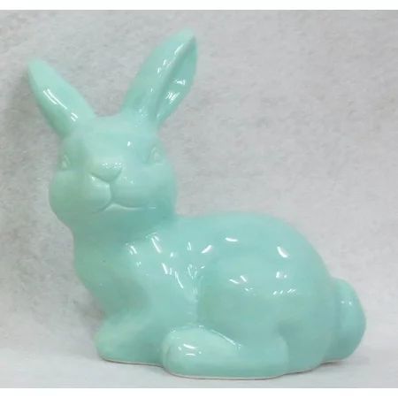 Easter Teal Ceramic Bunny. | Walmart (US)