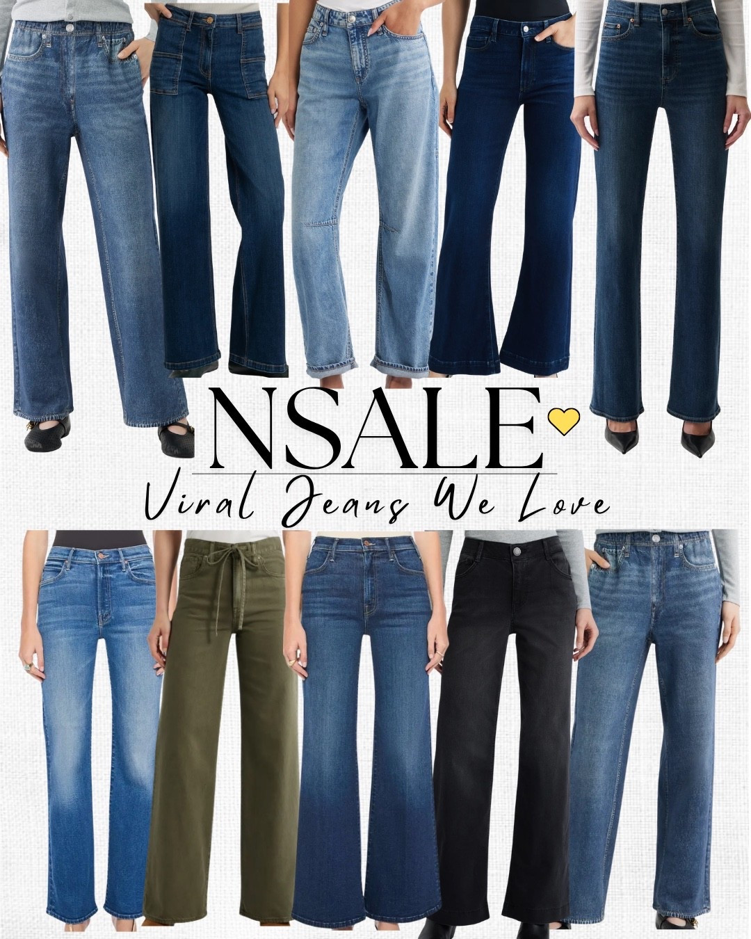The Nordstrom Anniversary NSale wide leg jeans situation is genuinely too good to sleep on, and these viral styles are exactly what your fall wardrobe has been missing. 

 #LTKSaleAlert #LTKOver40 #LTKSeasonal
