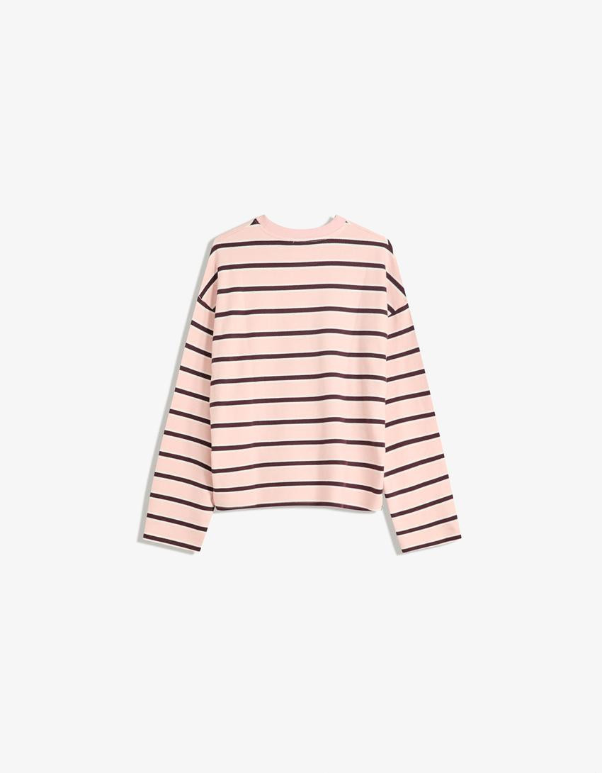 Striped jumper - Women | Bershka GB