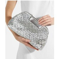 Dune London Women's Woven Diamante Chain Strap Clutch Bag - Silver, Silver,Gold | Marks & Spencer (UK)