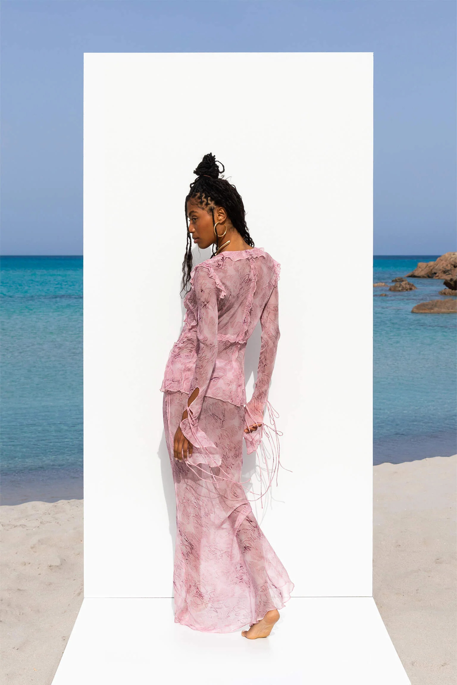 Cobra Skirt Pink | Rat & Boa