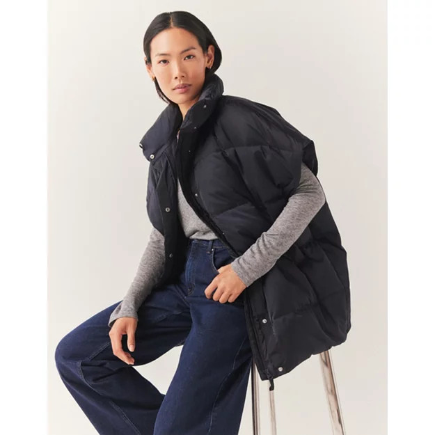 Oversized Puffer Gilet | The White Company UK & ROW