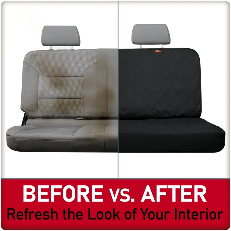 Genuine Dickies Universal Car Bench Seat Pet Protector Heavy-Duty Cloth Black, 41837WDI | Walmart (US)