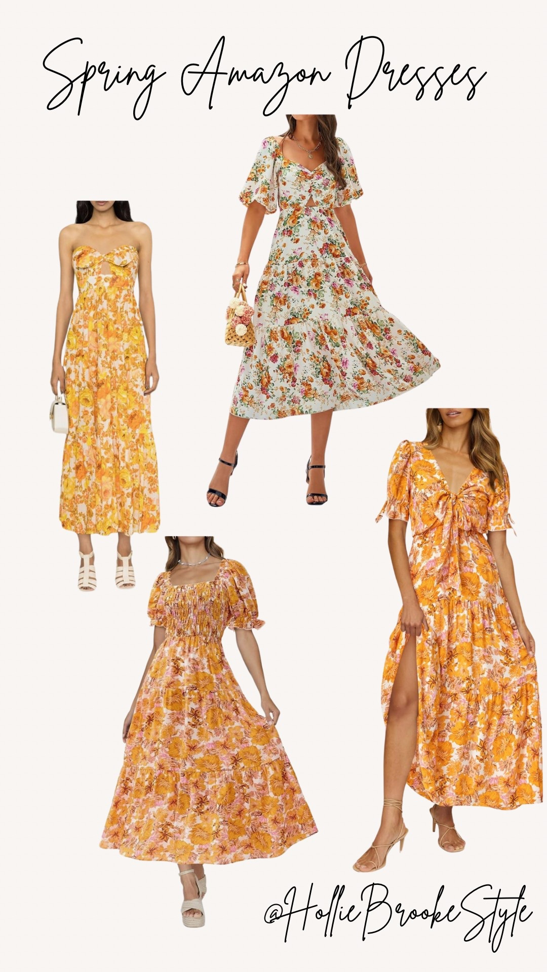 Some of my favorite spring dresses on Amazon.

Spring dresses
Women’s dresses
Spring outfits
Easter dress
Spring fashion 
Travel outfit 
Vacation dress
Amazon dress 
Wedding guest dress

#LTKSeasonal #LTKStyleTip #LTKFindsUnder50