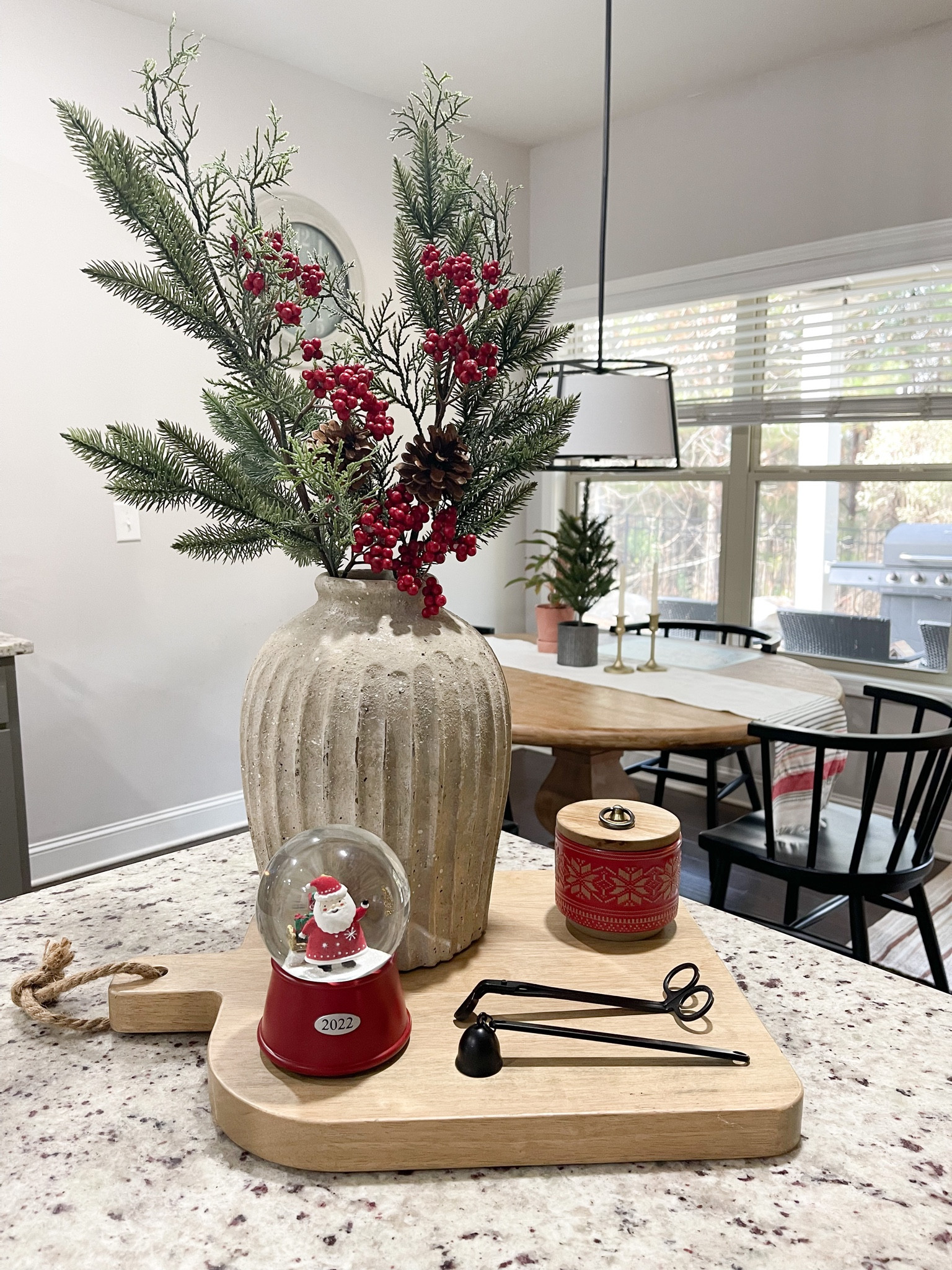 Kitchen island styling 😊🎄🎅❤️

#LTKHoliday #LTKhome #LTKSeasonal
