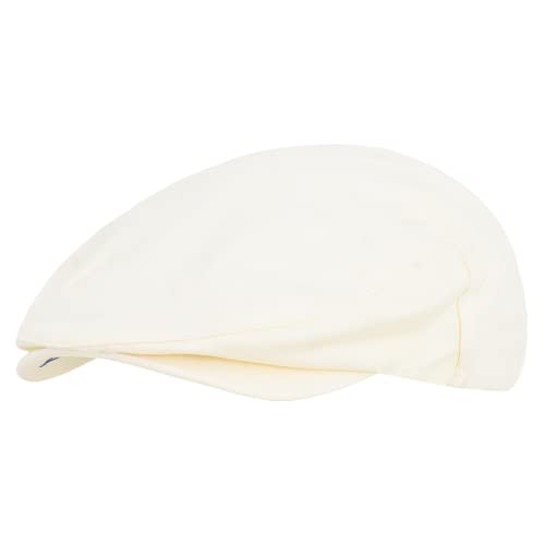 True Religion Women's Flat Cap, Cotton Breathable Driving Newsboy Hat with Horseshoe Woven Logo, Khaki | Amazon (US)