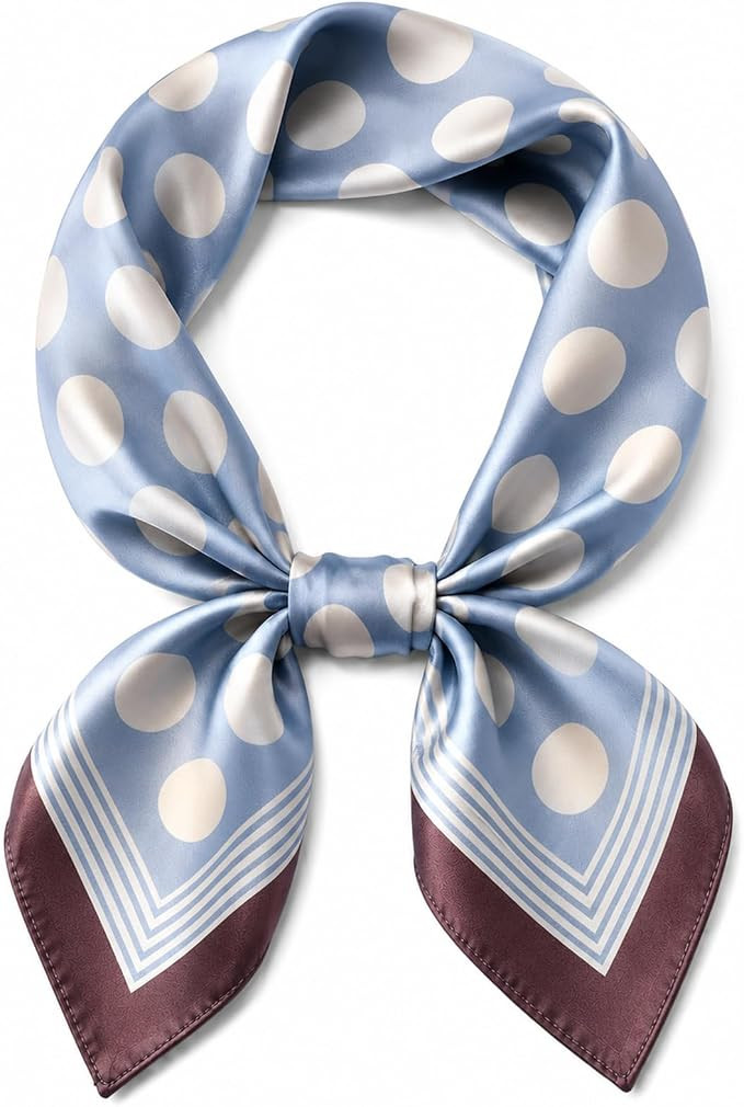 prinfantasy Silk Head Scarf Square Scarves for Women Men Bandanas Hair Neck Scarfs Accessories SF... | Amazon (UK)