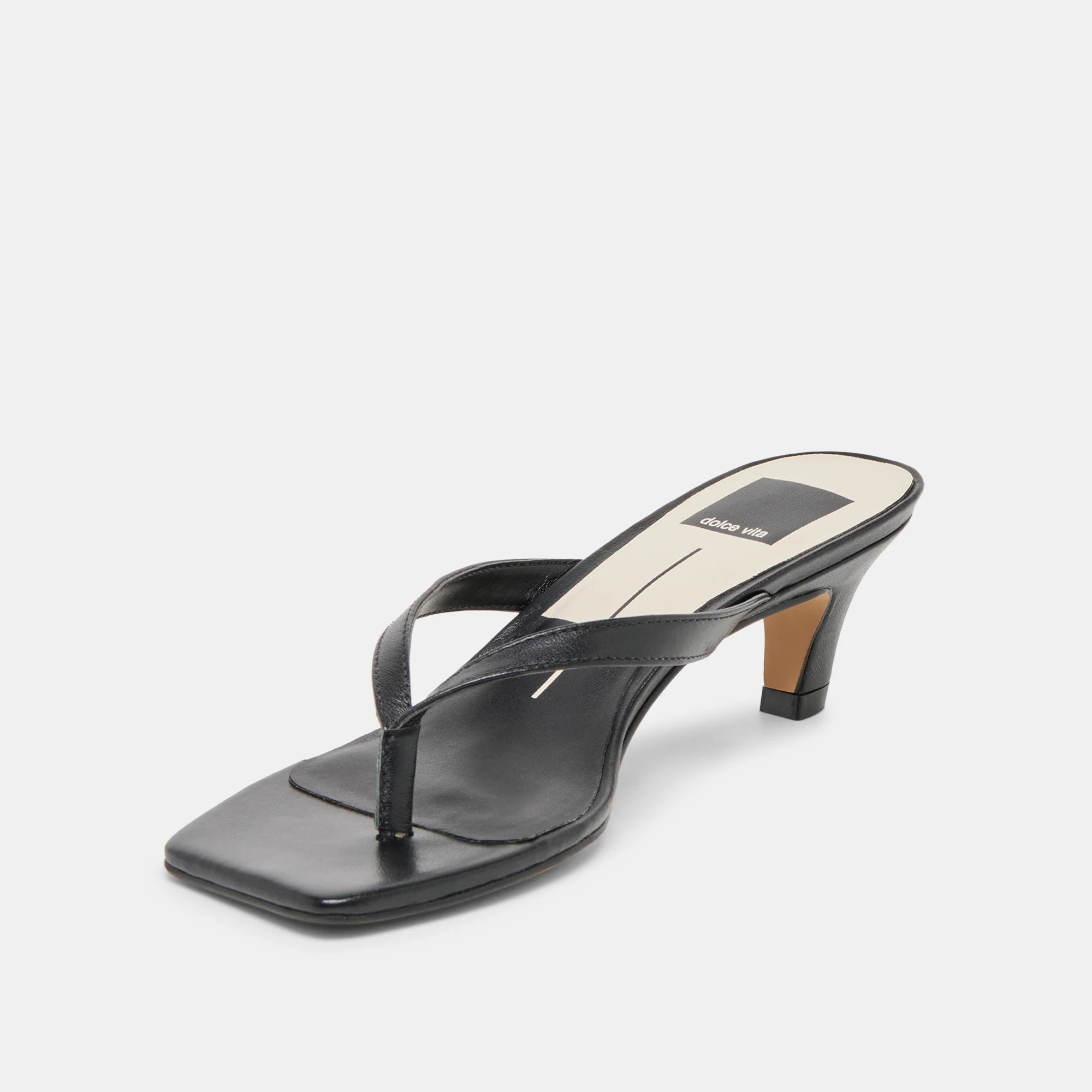 Ramia Heels Black Leather | DolceVita.com