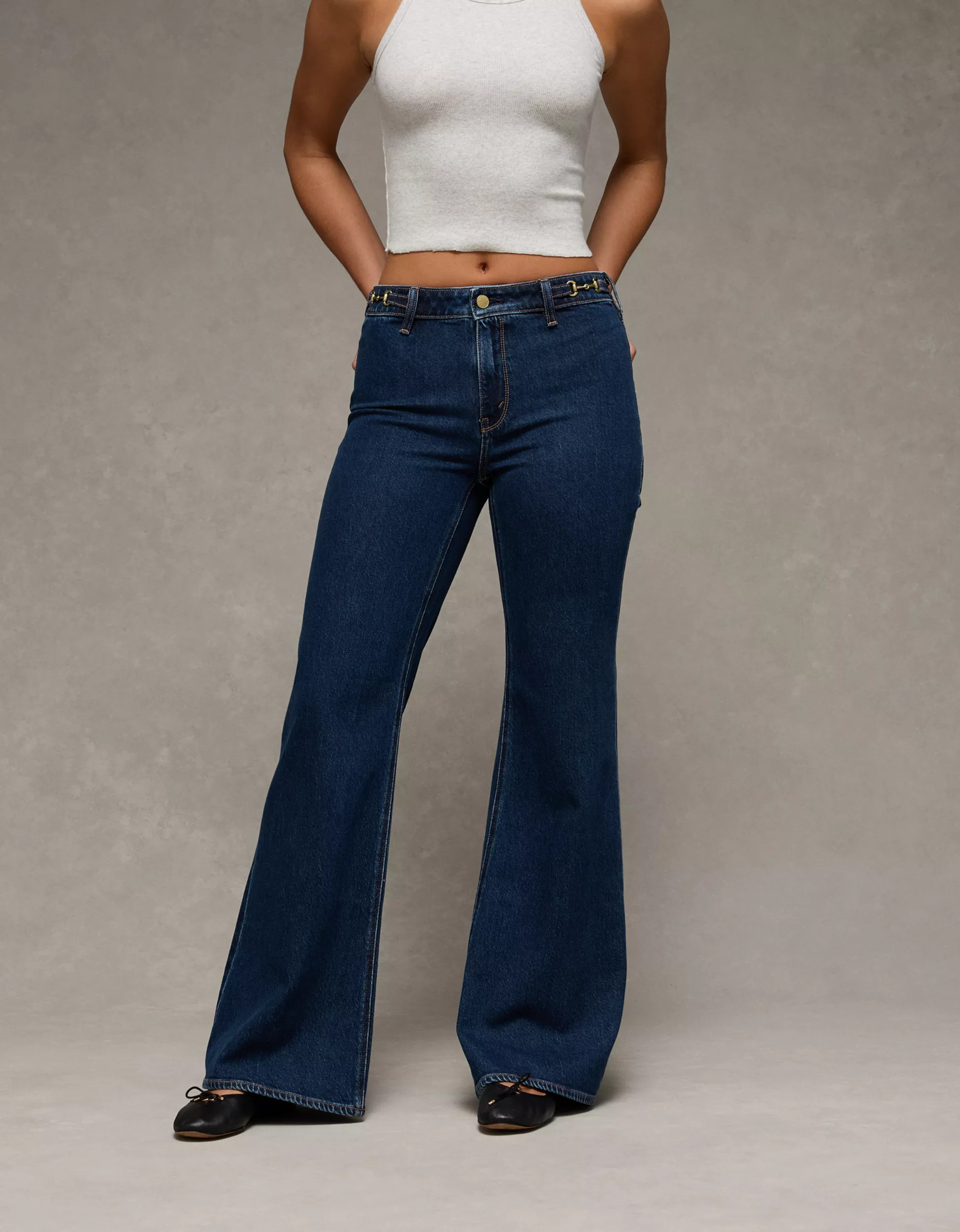 AE Stretch High-Waisted Flare Jean | American Eagle Outfitters (US & CA)