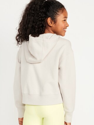 Dynamic Fleece Zip-Front Performance Hoodie for Girls | Old Navy (US)