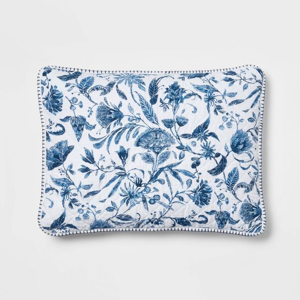 Reversible Floral Quilt Sham - Threshold™ | Target