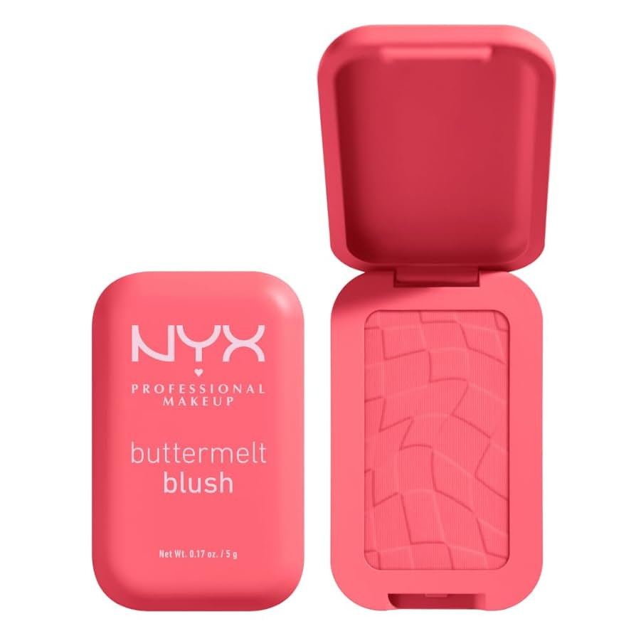NYX Professional Makeup Buttermelt Powder Blush, Up To 12H Wear, Seamless Blending, Fade and Tran... | Amazon (UK)