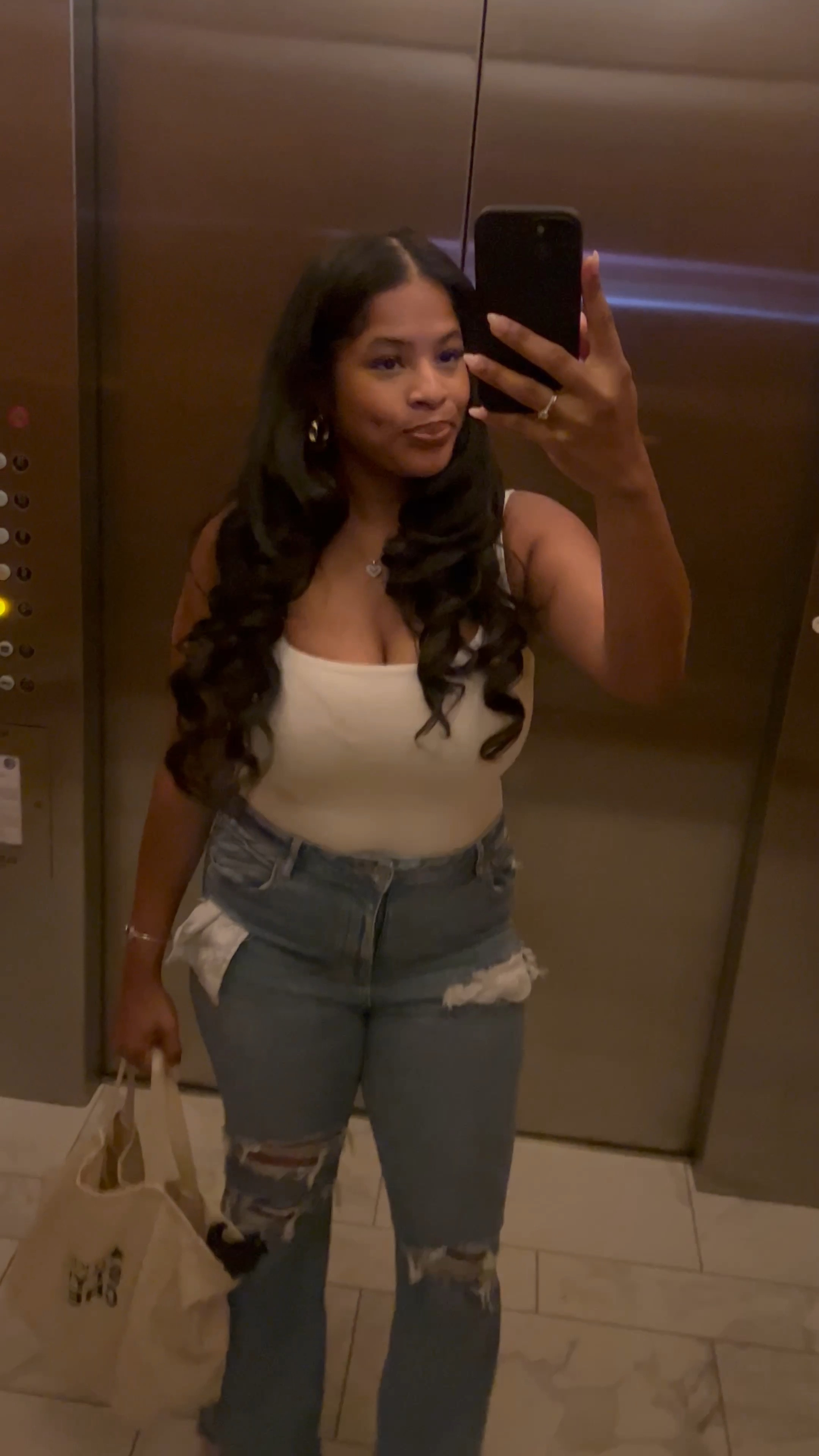 These jeans! Real good, super high rise flareeee! A great fall transition outfit! White body suit with jeans from American Eagle! Love these bell bottom, flair leg jeans! They fit amazinggggg. #jeans #bodysuit 

#LTKSeasonal #LTKmidsize