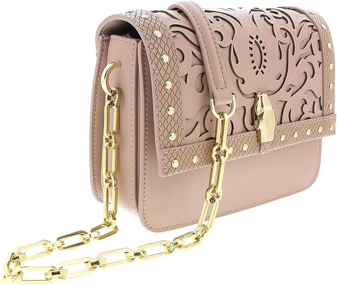 Roberto Cavalli HXLPHA 020 Nude Shoulder Bag for Womens | Amazon (US)