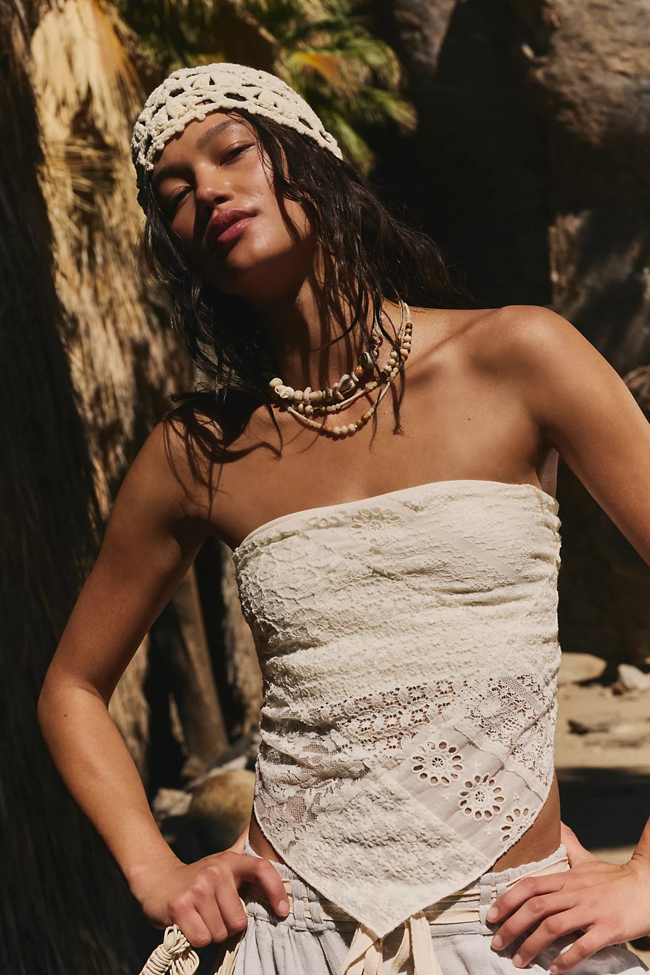 FP One Raya Lace Bandana Top | Free People (Global - UK&FR Excluded)