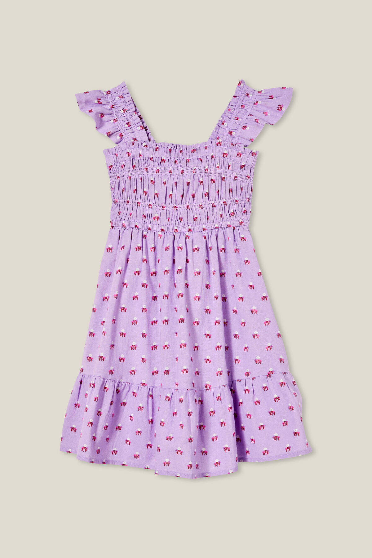 Jeanie Flutter Sleeve Dress | Cotton On (US)