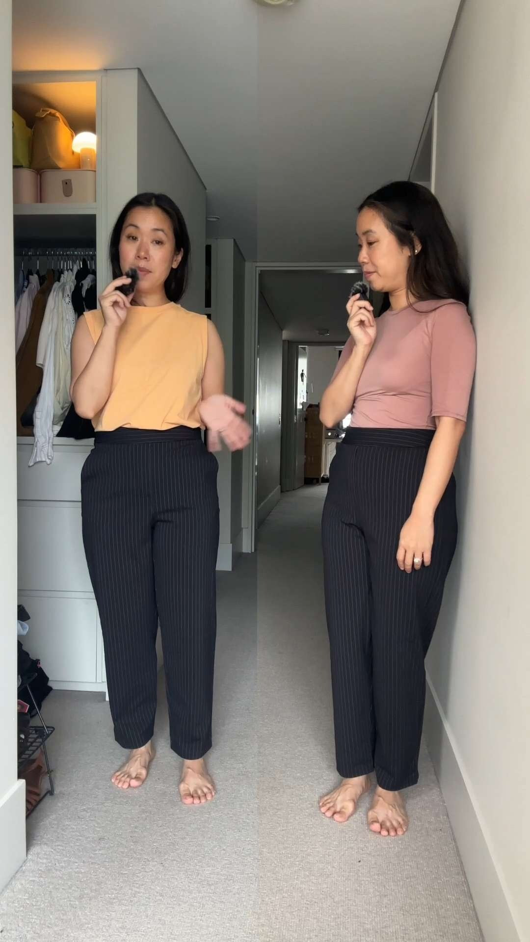 Who doesn't love a good gaslighting?! Folks - some important sizing info here. I'm wearing a size M in the pants (they're from the Asia Fit range which is cut to a smaller in seam length as well as a smaller waistband). I'm typically a size AU 8, but like how these are a tad looser. In everything else, I'm wearing a size US 6 / AU 10 (I typically size up in lululemon gear). 

[AD] 

 #LTKaustralia #LTKworkwear #LTKstyletip