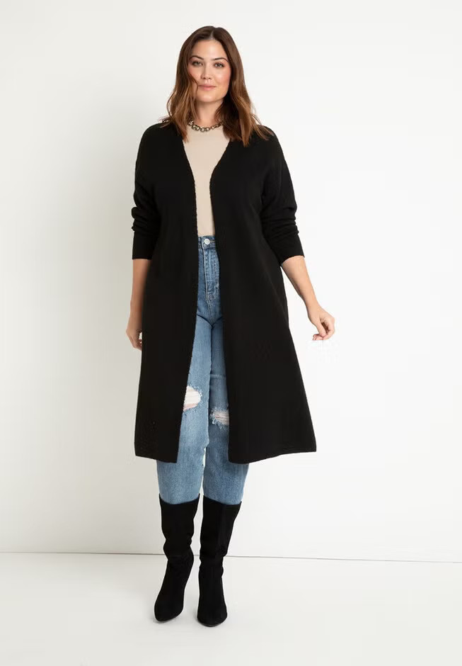 Long Cardigan Duster | Eloquii